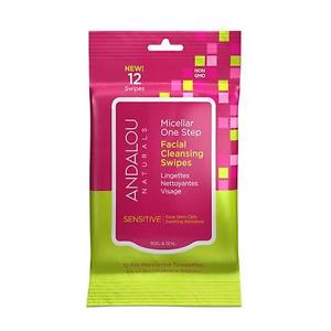 Andalou Naturals - Swipes Sensitive Micellar  12 count