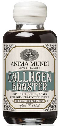 Anima Mundi Apothecary Collagen Booster Elixir Skin, Hair, Nails + Bones 4 ounce