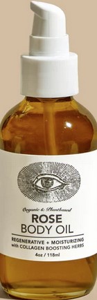 Anima Mundi Apothecary Rose Body Oil Regenerative + Moisturizer 4 ounce