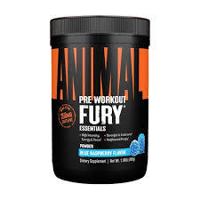 Universal Animal Pre Workout Fury 30 Servings Blue Rapsberry