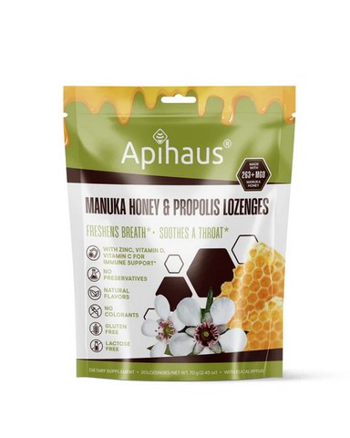 Apihaus Manuka Honey & Propolis Lozenges Eucalyptus 20pcs