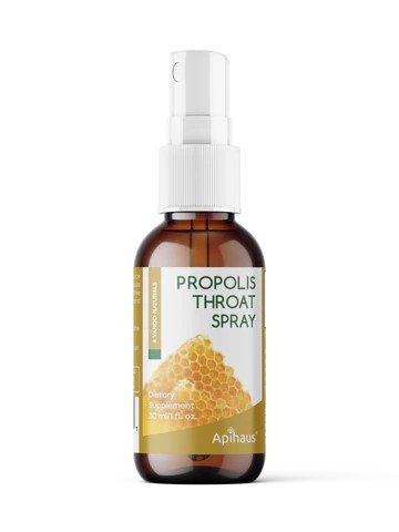 Apihaus Propolis Throat Spray Alcohol Free 1oz