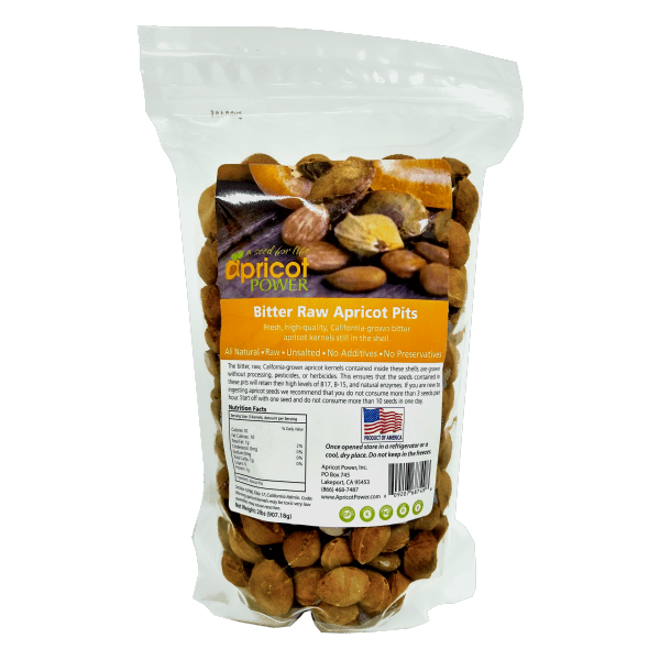 Apricot Power Apricot Pits, 32oz (In Shell) 32 oz