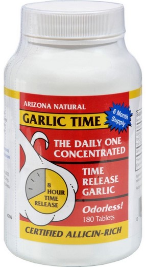 Arizona Naturals Garlic Time Time Release 180 Caplets