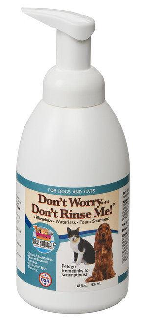 Ark Naturals Don't Worry Don't Rinse Me! Waterless Dog Shampoo 18oz