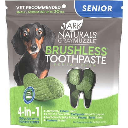Ark Naturals Gray Muzzle Breathless-Brushless Toothpaste Sm/Med Dogs 4.1Oz
