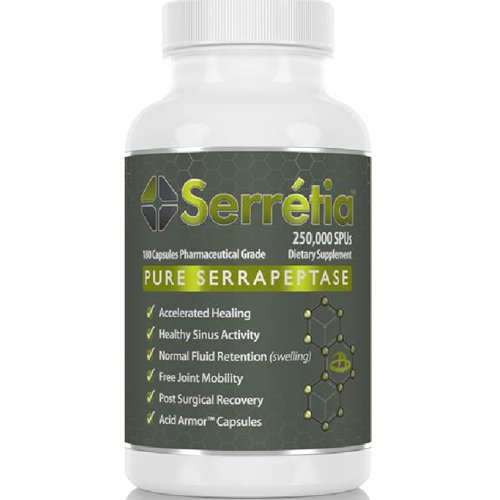 Arthur Andrew Medical Serretia 250000 SPU Serrapeptase 30 cap