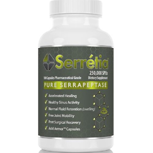 Arthur Andrew Medical Serretia 250000 SPU Serrapeptase 60 cap