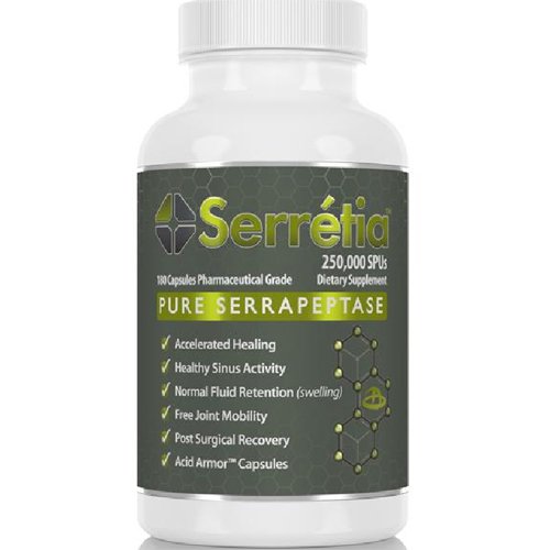 Arthur Andrew Medical Serretia 250000 SPU Serrapeptase 90 cap