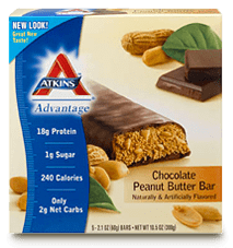 Atkins - Advantage Bar Choc Peanut Butter 5 PK -