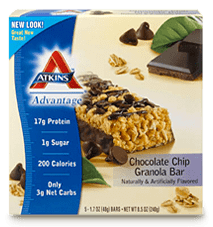 Atkins - Advantage Bar Chocolate Chip Granola 5 PK-OUT OF STOCK