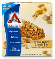 Atkins - Advantage Bar Peanut Butter Granola 5 PK