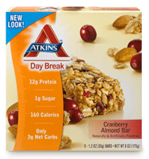 Atkins - Day Break Bar Crnbry Almd 5 PACK-OUT OF STOCK