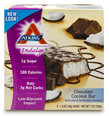 Atkins - Endulge Bar Choc Coconut 5 PK