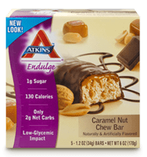 Atkins - Endulge Bar Crml Nut Chew 5 PK