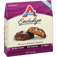 Atkins Endulge Pecan Caramel Clusters 5/1OZ Packs-OUT OF STOCK