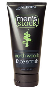 Aubrey Men's Stock NorthWoods Face Scrub 6 oz-OUT OF STOCK
