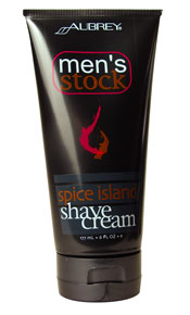 Aubrey Men's Stock Spice Island Shave Cream 6 oz-OUT OF STOCK