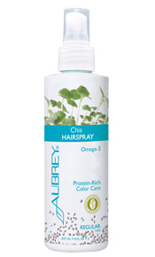 Aubrey Organics Chia Hairspray  Regular Hold 8oz.-UNAVAILABLE