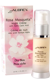 Aubrey Rosa Mosqueta Night Creme w/Alpha Lipoic Acid 1 oz-OUT OF STOCK