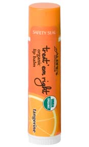 Aubrey Treat 'em Right Lip Balm - Tangerine (USDA) 24 ct