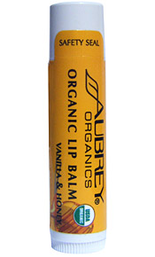 Aubrey Treat 'em Right Lip Balm - Vanilla & Honey (91% Organic) 1 ea