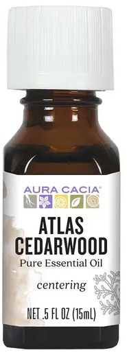 Aura Cacia Atlas Cedarwood Essential Oil 0.5 OZ