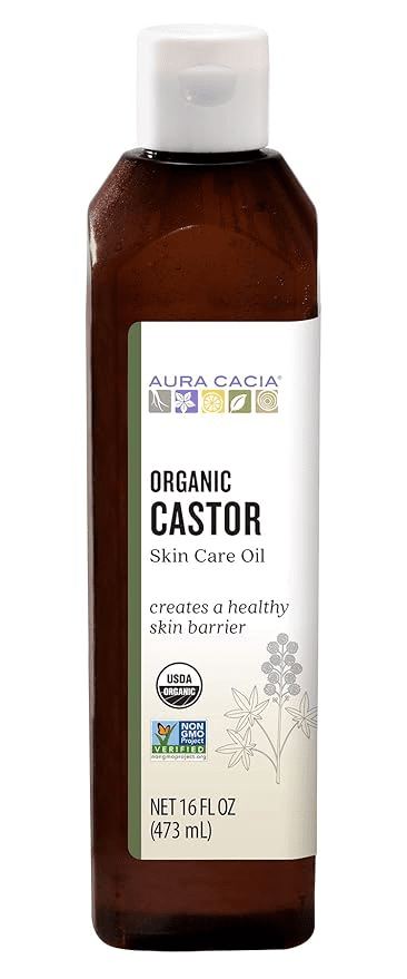 Aura Cacia Castor Oil Certified Organic 16oz