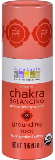 Aura Cacia Chakra Balancing Aromatherapy Roll On Grounding Root 0.31 oz-UNAVAILABLE