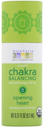 Aura Cacia Chakra Balancing Aromatherapy Roll On Opening Heart 0.31 oz-UNAVAILABLE