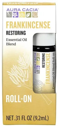 Aura Cacia Frankincense Roll On Oil 0.31 FZ