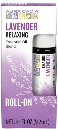 Aura Cacia Lavender,Roll On,Oil .31 FZ