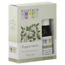 Aura Cacia Natural Peppermint Boxed 0.5 oz