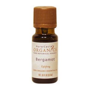 Aura Cacia Organics Essential Oil Bergamot Natural .33 oz