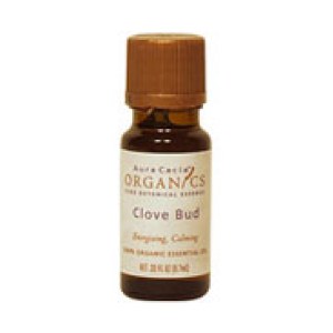 Aura Cacia Organics Essential Oil Clove Bud .33 oz