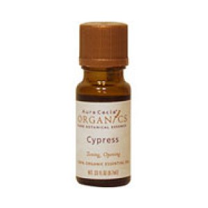 Aura Cacia Organics Essential Oil Cypress .33 oz