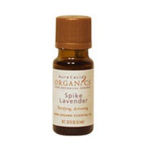 Aura Cacia Organics Essential Oil Lavender Spike .33 oz