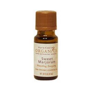 Aura Cacia Organics Essential Oil Sweet Marjoram .33 oz