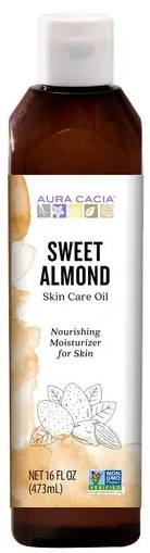 Aura Cacia  Pure Skin Care Oil Sweet Almond 16 oz