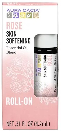 Aura Cacia Rose,Roll On,Oil .31 FZ