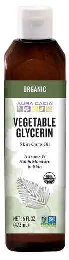 Aura Cacia Vegetable Glycerin Certified Organic 16oz