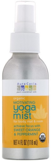 Aura Cacia Yoga Mist Organic Motivating 4 oz-UNAVAILABLE