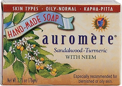 Auromere - Ayurvedic Bar Soap Sandal-Turmeric 2.75 oz