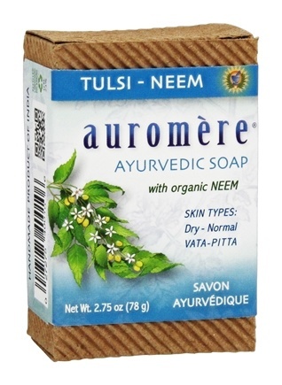 Auromere - Ayurvedic Bar Soap Tulsi-Neem 2.75 oz