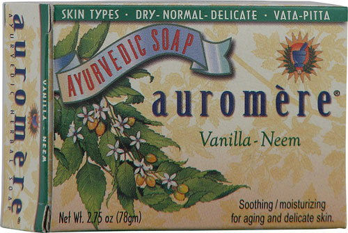 Auromere - Ayurvedic Bar Soap Vanilla Neem 0.71 oz