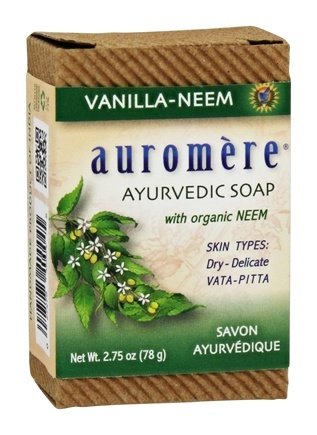 Auromere - Ayurvedic Bar Soap Vanilla-Neem 2.75 oz