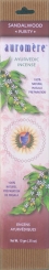 Auromere - Ayurvedic Incense Sandalwood Pack of 10 Sticks