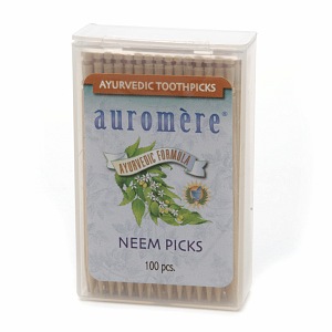 Auromere - Ayurvedic Neem Picks 100 ct-OUT OF STOCK