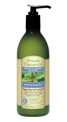 Avalon Lotion Organic Peppermint 12 oz