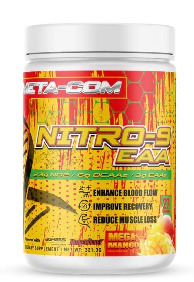 META-COM NITRO-9 EAA 27 Servings Mega Mango 